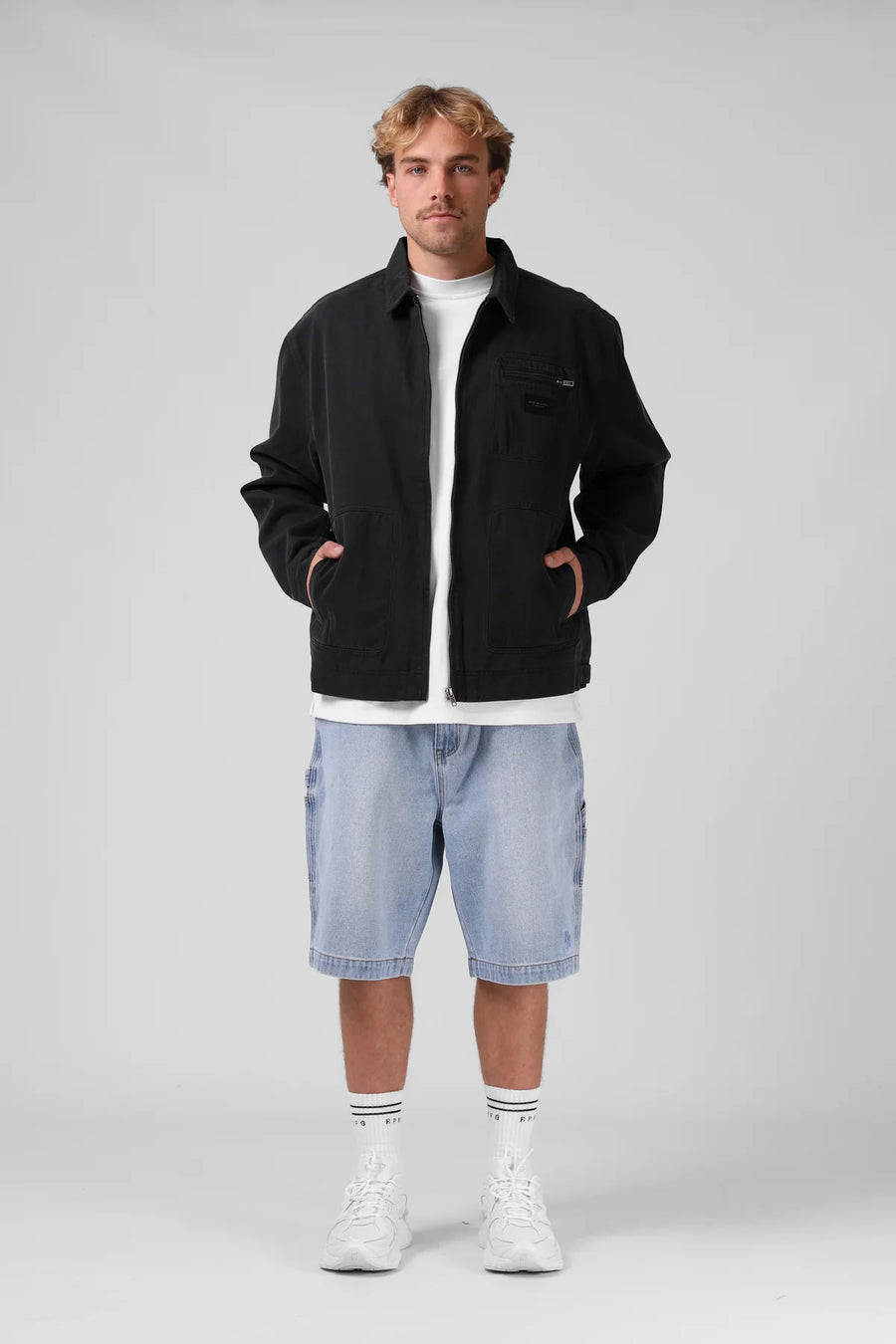 RPM WORKMANS JACKET - VINTAGE BLACK - WILDROSE