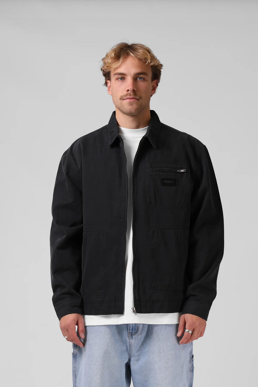 RPM WORKMANS JACKET - VINTAGE BLACK - WILDROSE