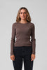 RPM KNITTED L/S - BROWN MARLE - WILDROSE