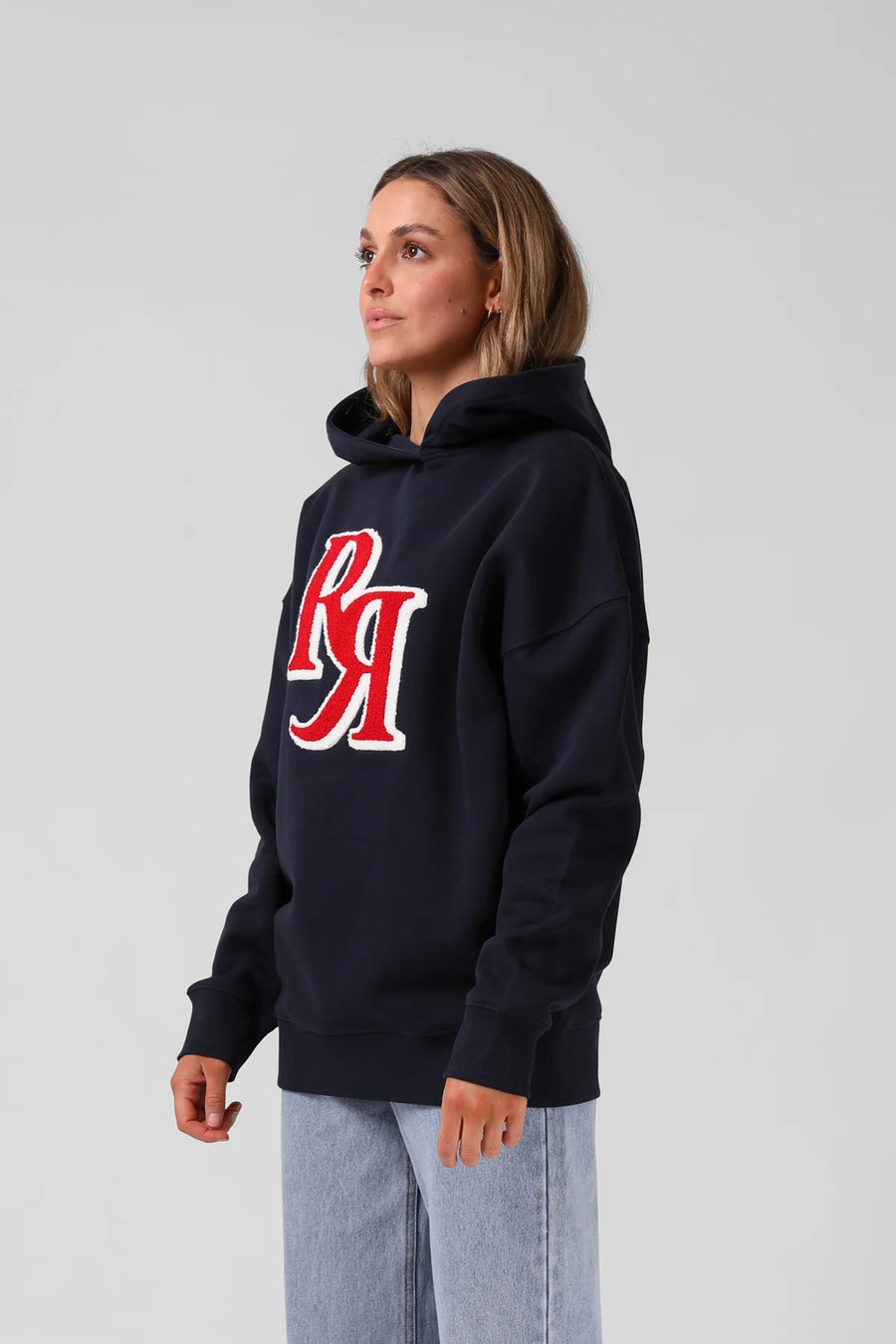 RPM BINATE OS HOOD - NAVY - WILDROSE