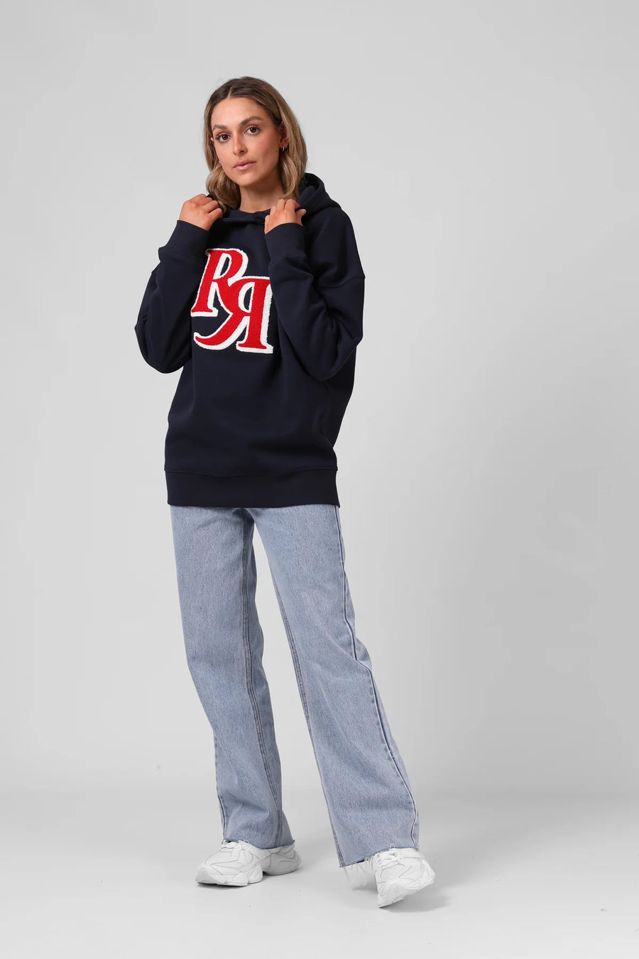 RPM BINATE OS HOOD - NAVY - WILDROSE
