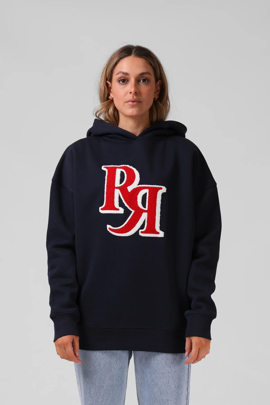 RPM BINATE OS HOOD - NAVY - WILDROSE