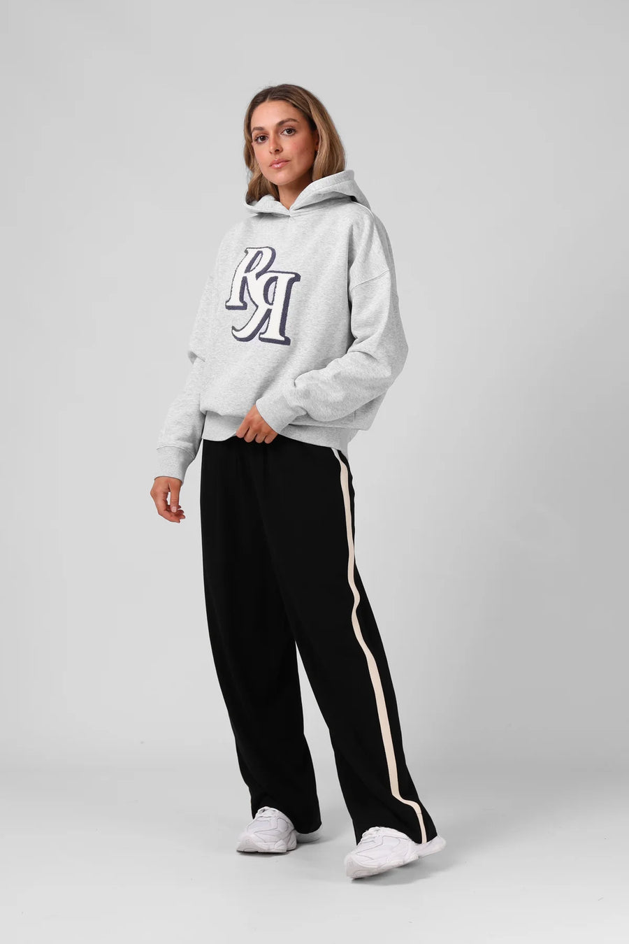 RPM BINATE OS HOOD - WHITE MARL - WILDROSE