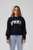 RPM AYLA VARSITY KNIT - NAVY - WILDROSE