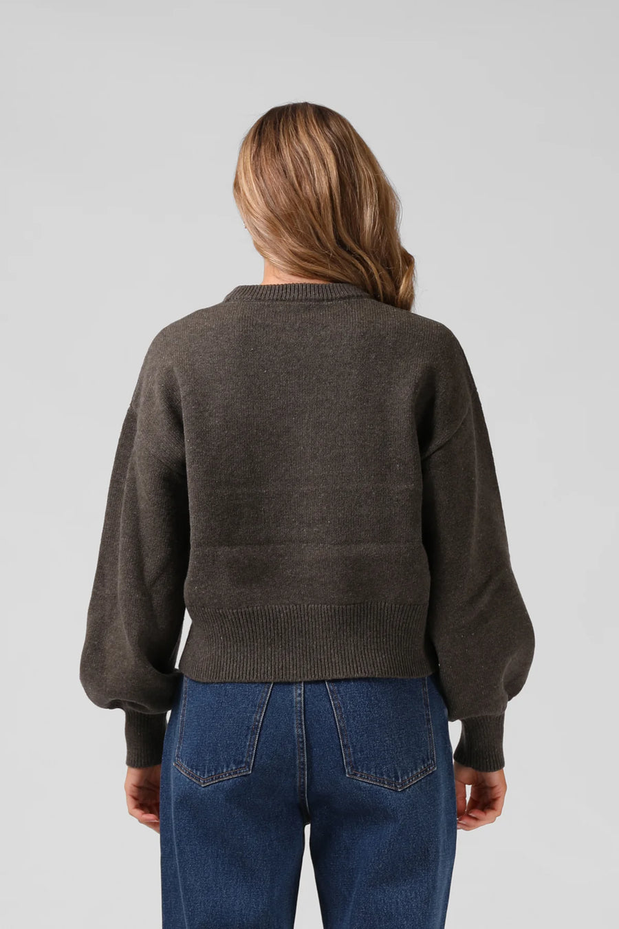 RPM AYLA VARSITY KNIT - KHAKI - WILDROSE