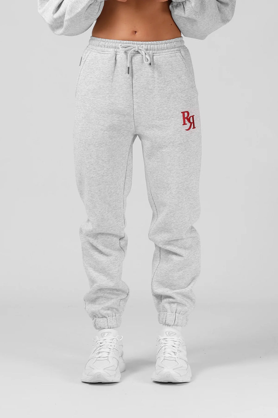 RPM BINATE TRACK PANT - WHITE MARL - WILDROSE
