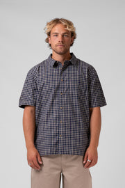 RPM CHECK MATE SHIRT - NAVY - WILDROSE