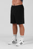 RPM LINEN SHORT - BLACK - WILDROSE