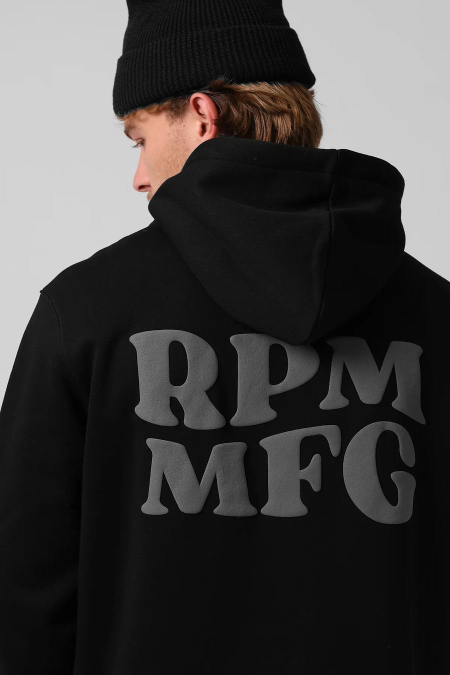 RPM WAVY HOOD - BLACK - WILDROSE