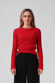 RPM KNITTED L/S - RED - WILDROSE