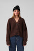 RPM CHUNKY CARDIGAN - CHOCOLATE - WILDROSE