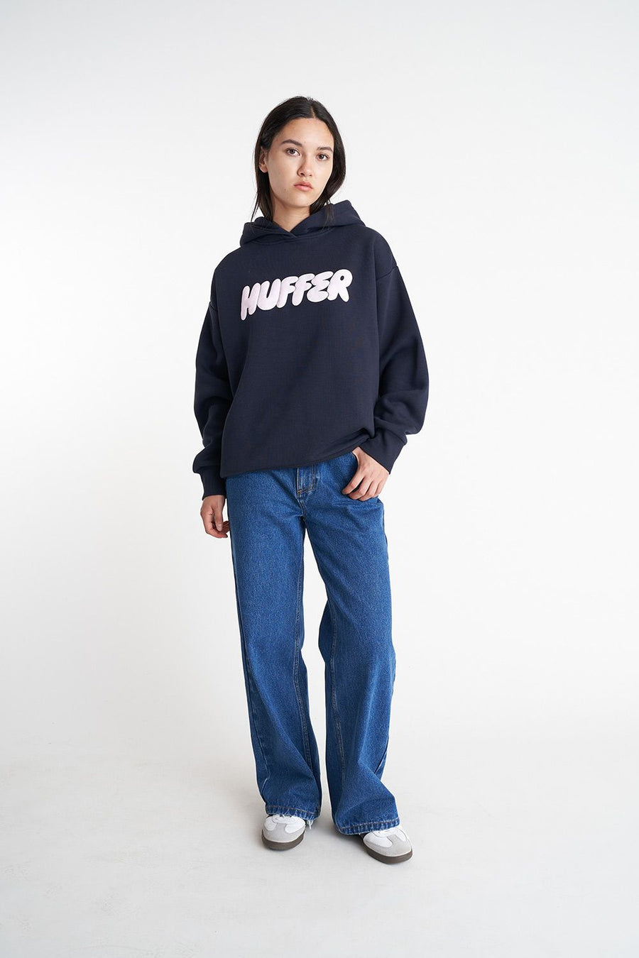 HUFFER WOMENS ARCADE HOOD/JUICY - NAVY - WILDROSE