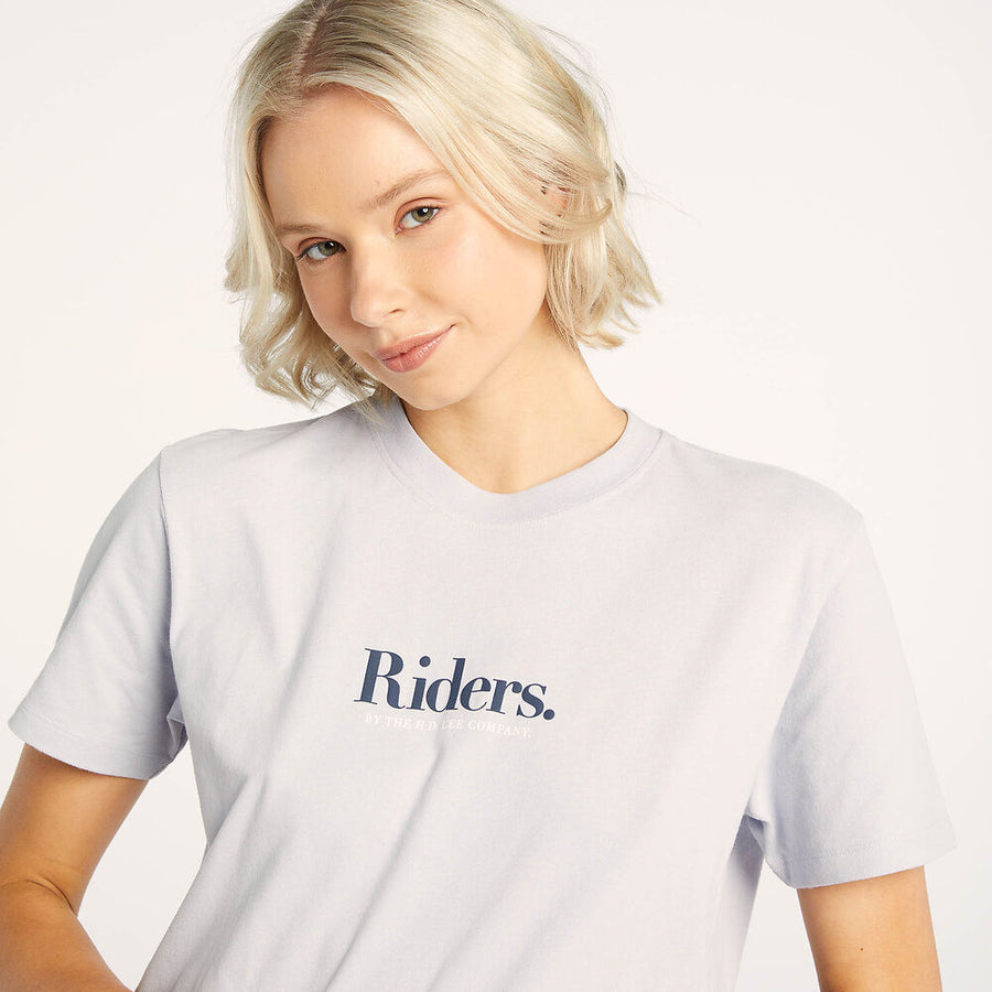 RIDERS RELAXED TEE - BLUE FADE - WILD ROSE