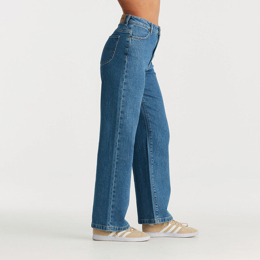 RIDERS HI WIDE  JEANS - ENDLESS BLUE - WILDROSE