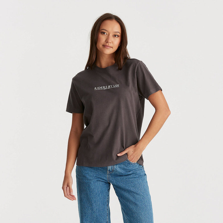 RIDERS BY LEE RELAXED TEE - SLATE - WILDROSE