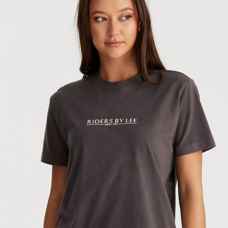 RIDERS BY LEE RELAXED TEE - SLATE - WILDROSE