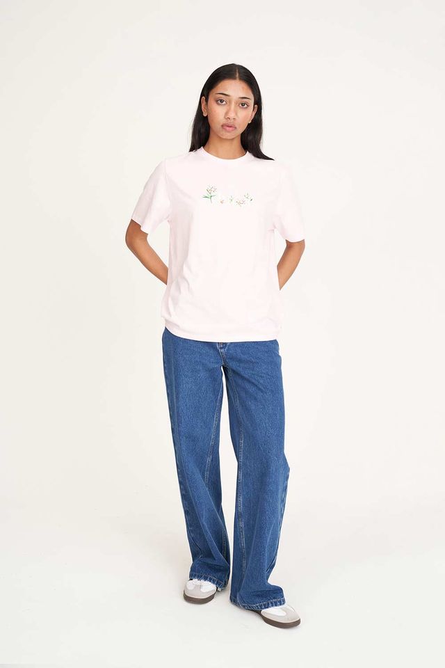 HUFFER CLASSIC TEE 170/NECTAR - MELLOW PINK - WILDROSE