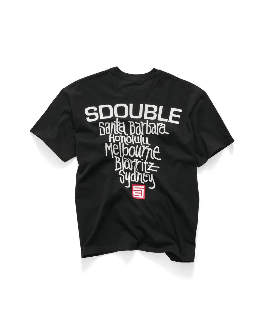 S DOUBLE CITIES SS TEE - BLACK - WILDROSE