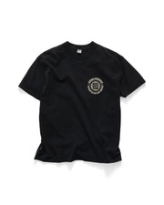 S DOUBLE WORKSHOP DOT SS TEE - PIGMENT BLACK - WILDROSE