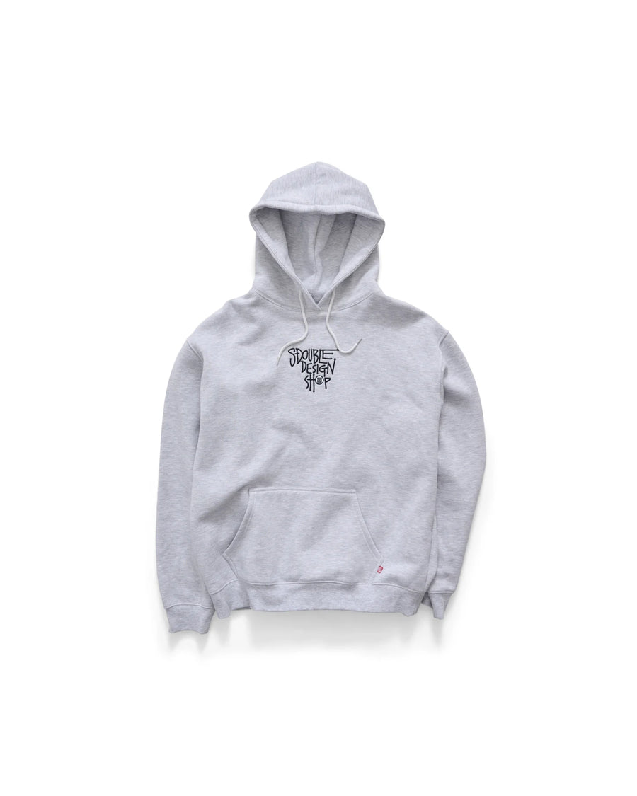 S DOUBLE DOT SHOP HOOD - ASH HEATHER - WILDROSE