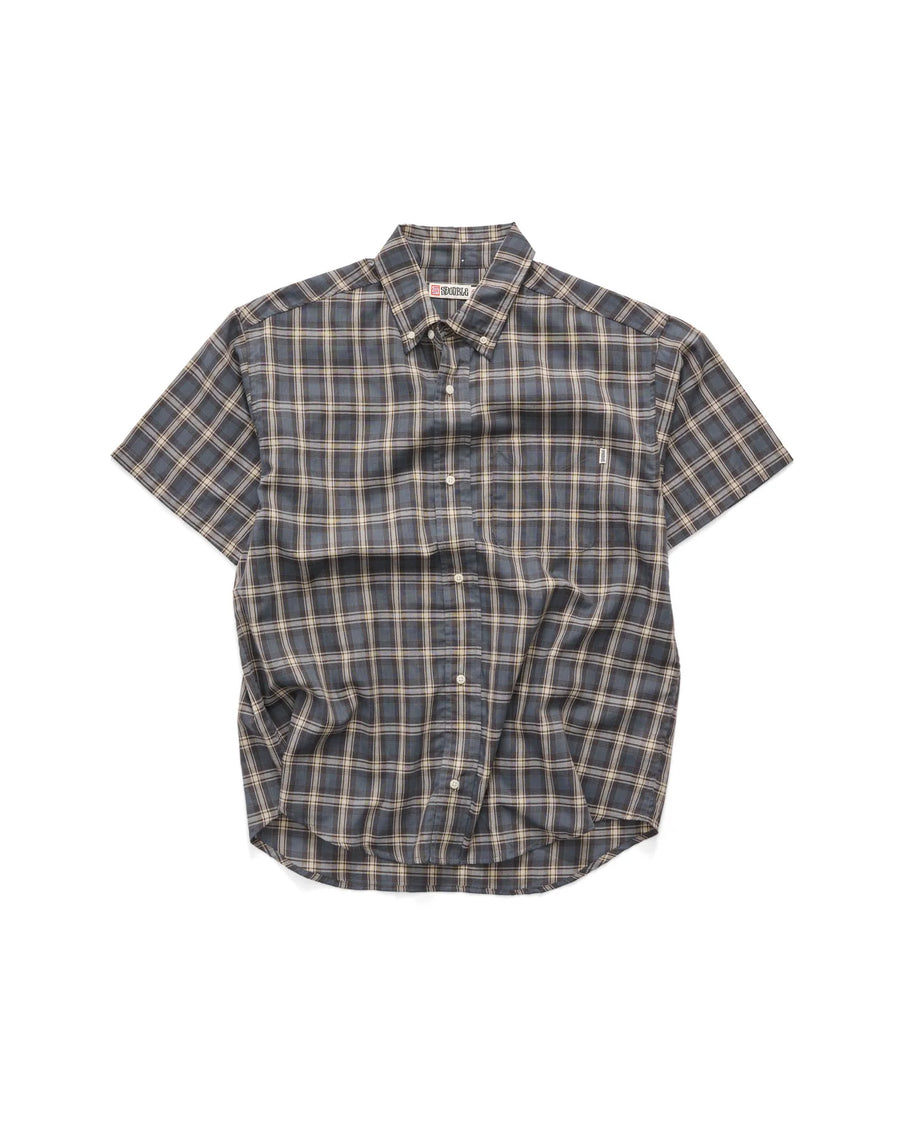 S DOUBLE ALSTON SS SHIRT - BLUE - WILDROSE