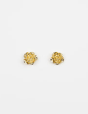 STELLA + GEMMA EARRING GOLD FLOWER STUD - WILDROSE