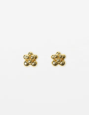 STELLA + GEMMA EARRING - GOLD BALL CLUSTER - WILDROSE