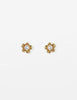STELLA + GEMMA EARRING GOLD PEARL DAISY - WILDROSE
