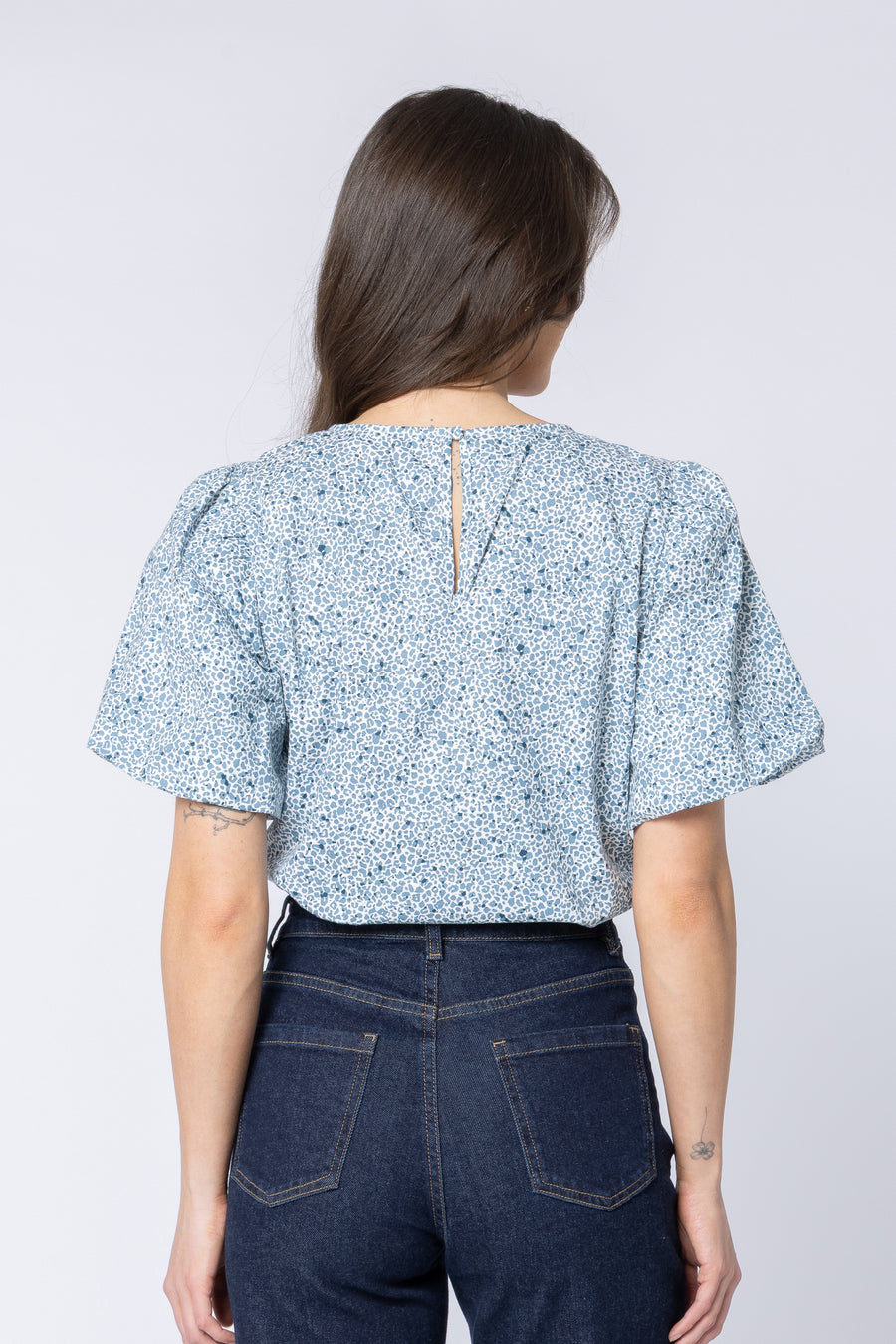 SEEKING LOLA KNOWING TOP - SAPPHIRE - WILDROSE