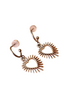 PENNY FOGGO SPIKY HALF HOOP - SILVER - WILDROSE