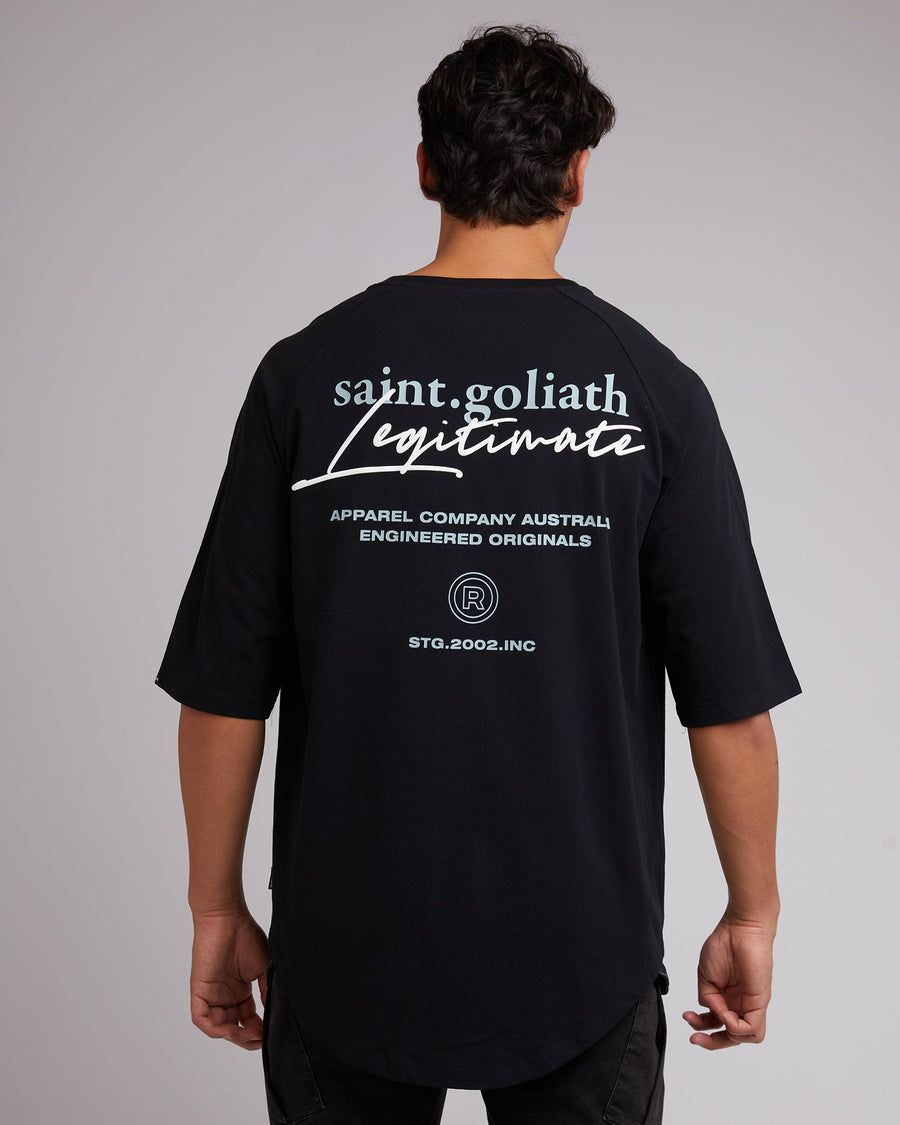 ST GOLIATH LETHAL TEE - BLACK - WILDROSE
