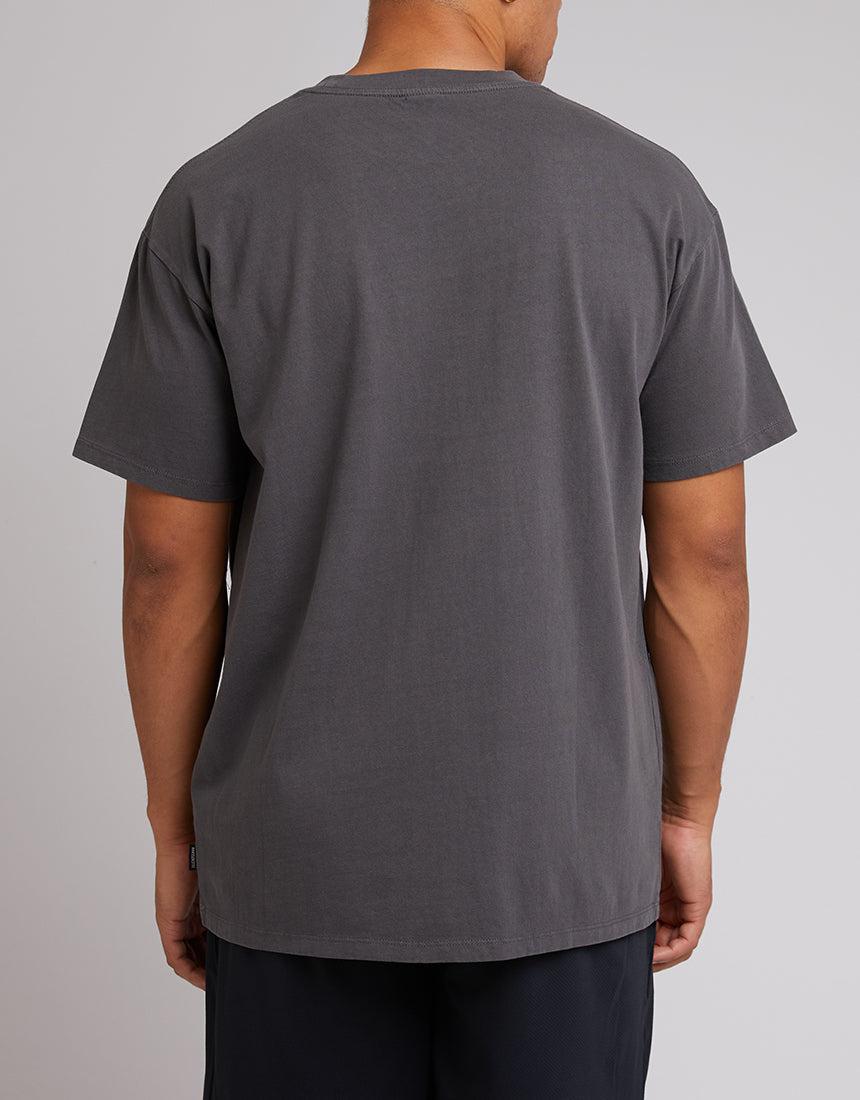 ST GOLIATH STACKED TEE - CHARCOAL - WILD ROSE