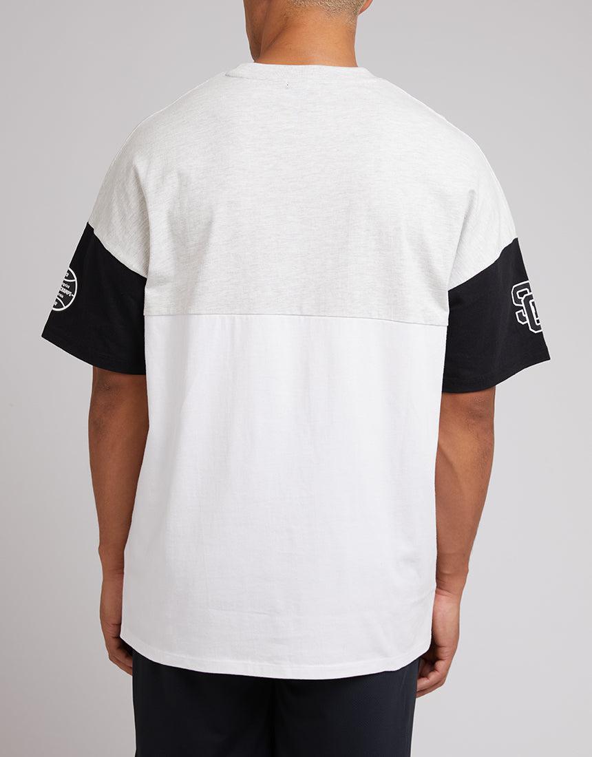 ST GOLIATH STRUCTURE TEE - WHITE - WILD ROSE