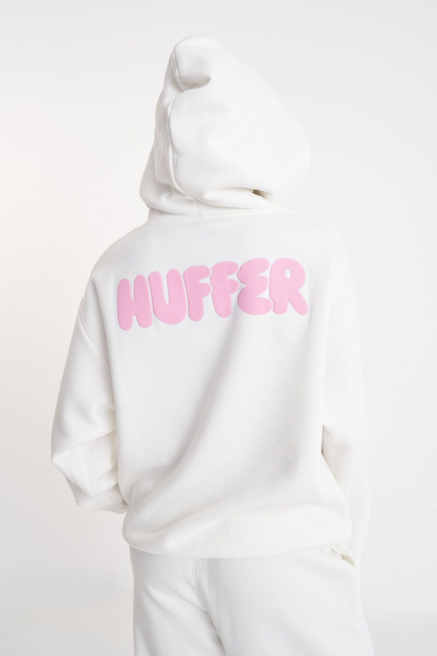 HUFFER WMNS ARCADE HOOD/JUICY - CHALK - WILDROSE