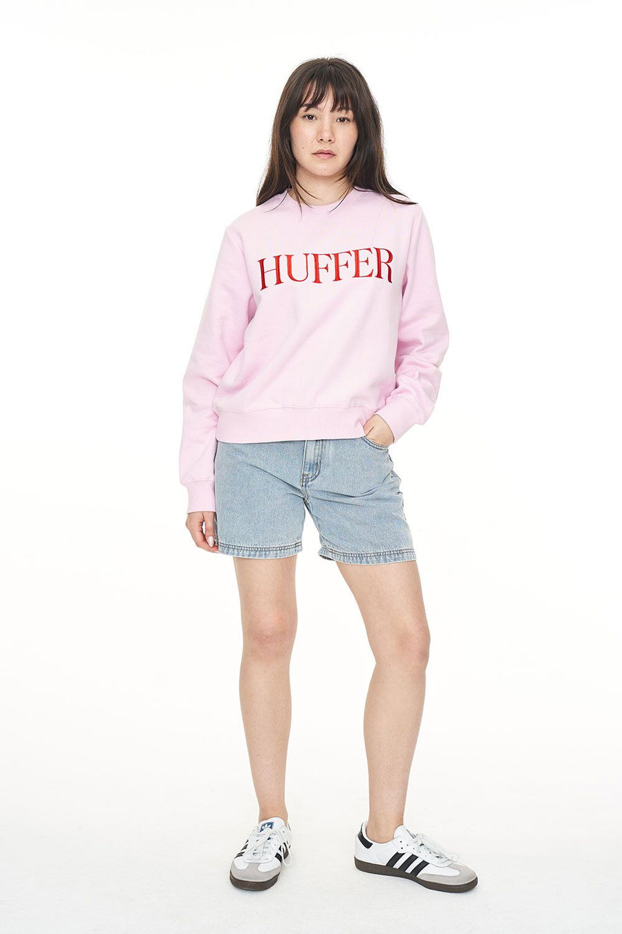 HUFFER CLASSIC CREW 350/EDITORIAL - BLOSSOM - WILDROSE