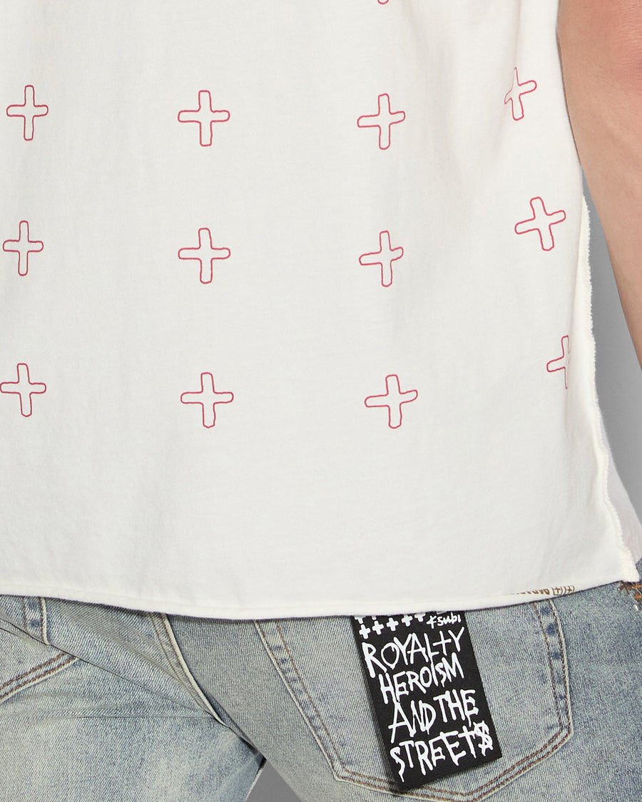 KSUBI SINNERS KASH SS TEE - VINTAGE WHITE - WILDROSE