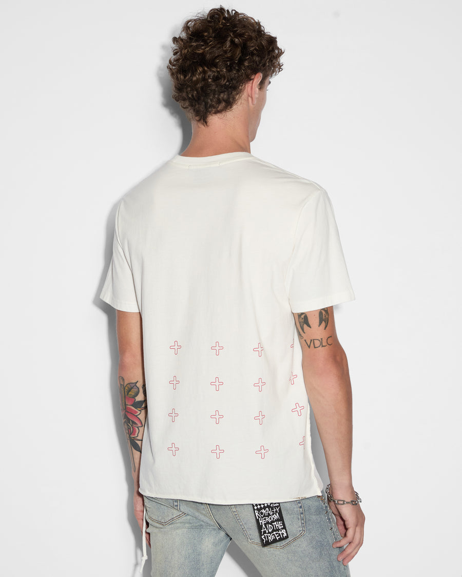 KSUBI SINNERS KASH SS TEE - VINTAGE WHITE - WILDROSE