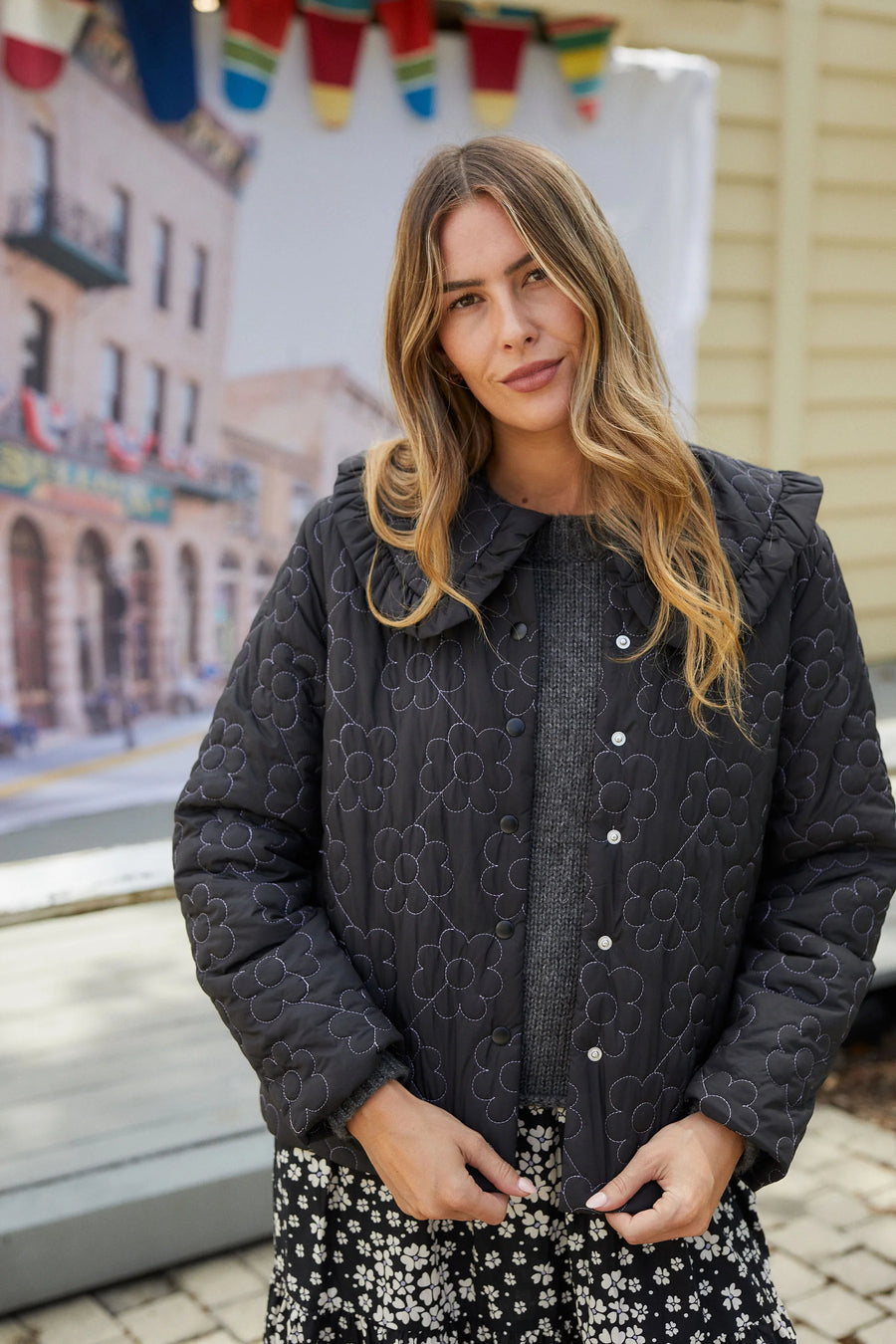 THING THING REMARK JACKET - NIGHT BLOOM