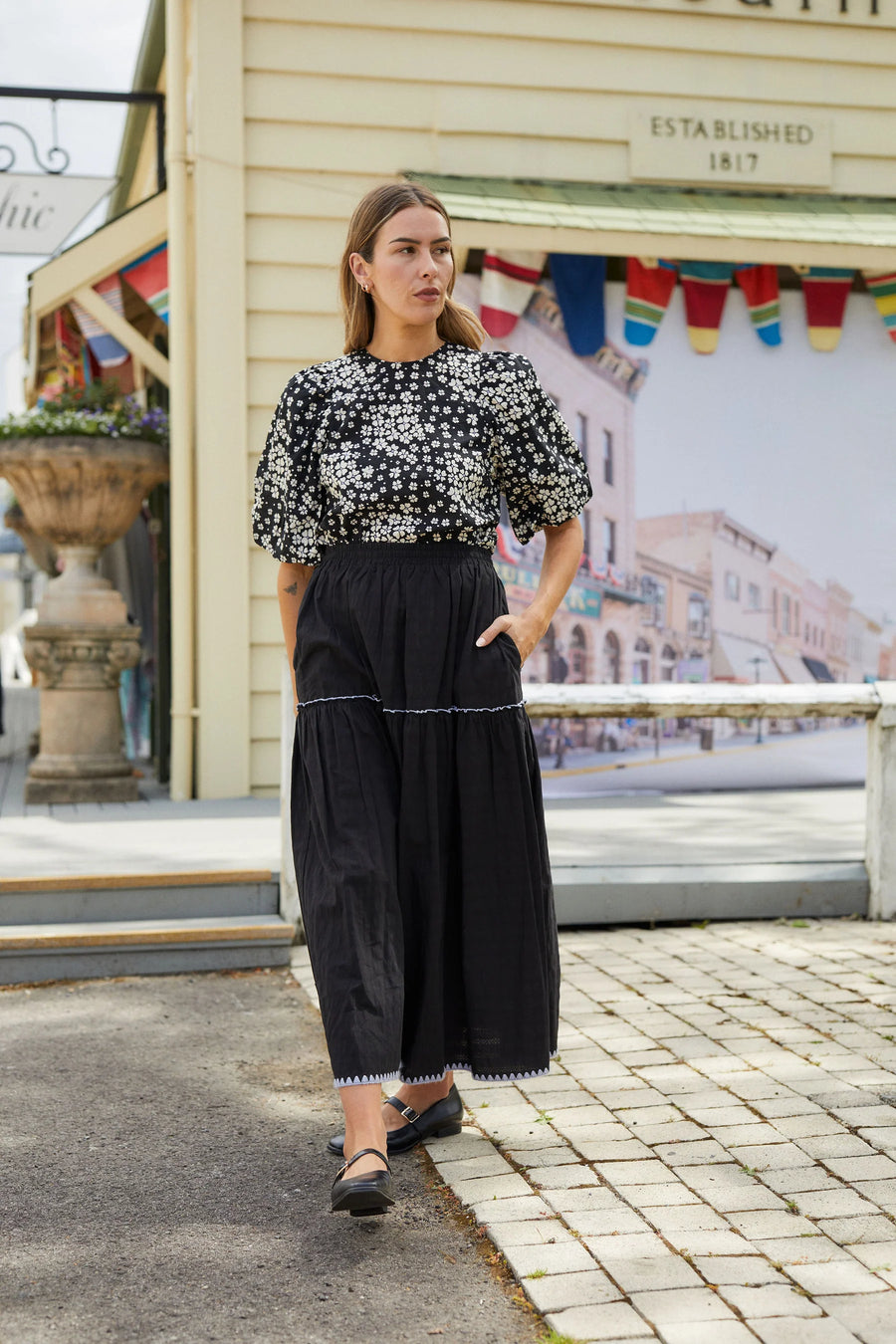 THING THING LARAH SKIRT - NOIR - WILDROSE
