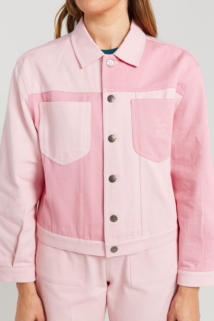 THING THING LEAGUE JACKET - CANDY FLOSS - WILDROSE