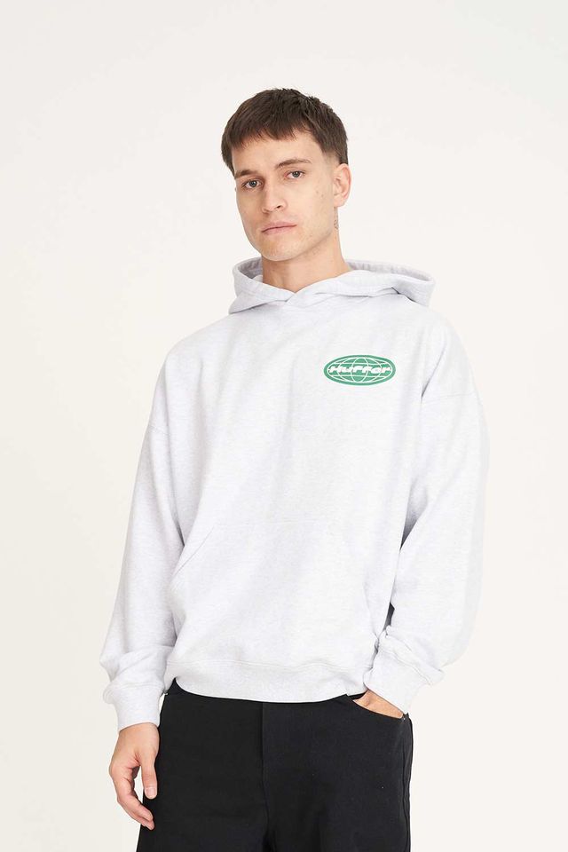 HUFFER BOX HOOD 450/MONDE - SILVER MARLE - WILDROSE