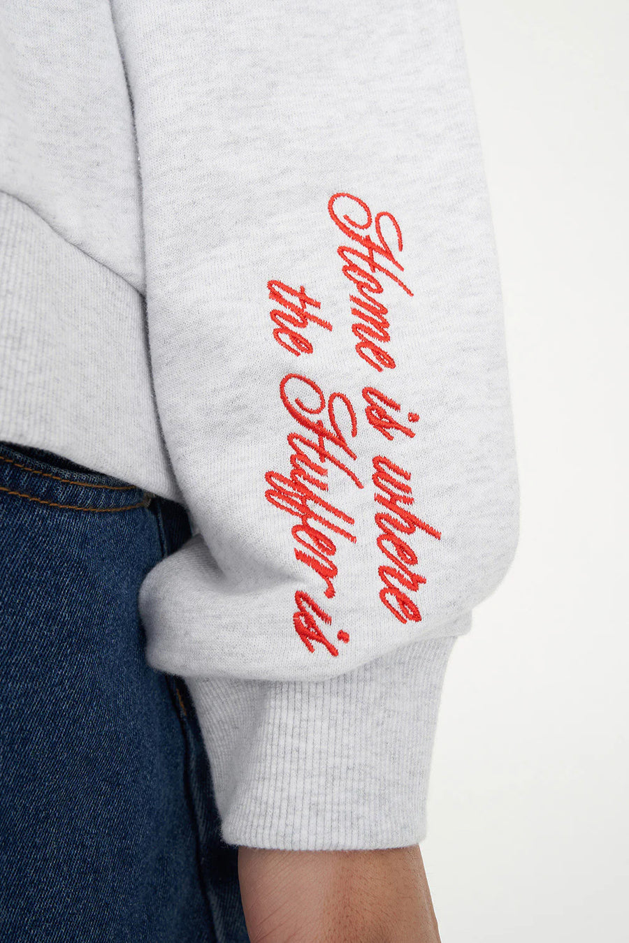 HUFFER SLOUCH CREW/HOME RUN - SILVERMARLE - WILDROSE