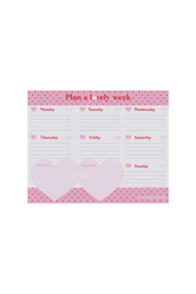 WEEKY PLANNER - HEART - WILDROSE