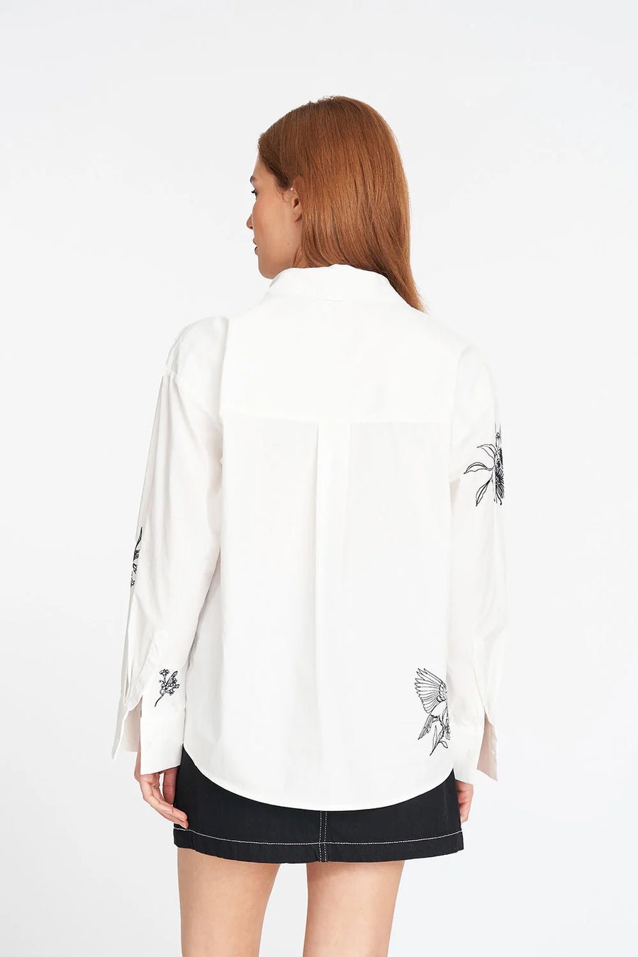 HUFFER INKED DAY SHIRT - CHALK - WILDROSE