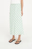 HUFFER CELINE LILA MIDI SKIRT - MATCHA/CHALK - WILDROSE