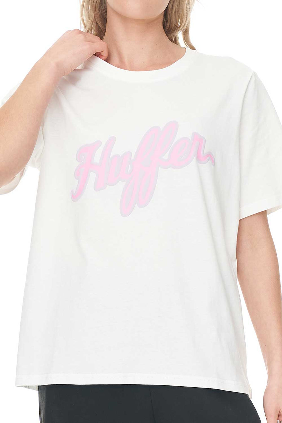 HUFFER CLASSIC TEE 170/AUTOGRAP - CHALK - WILDROSE