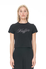 HUFFER BABY TEE/PLATINUM - BLACK - wildrose