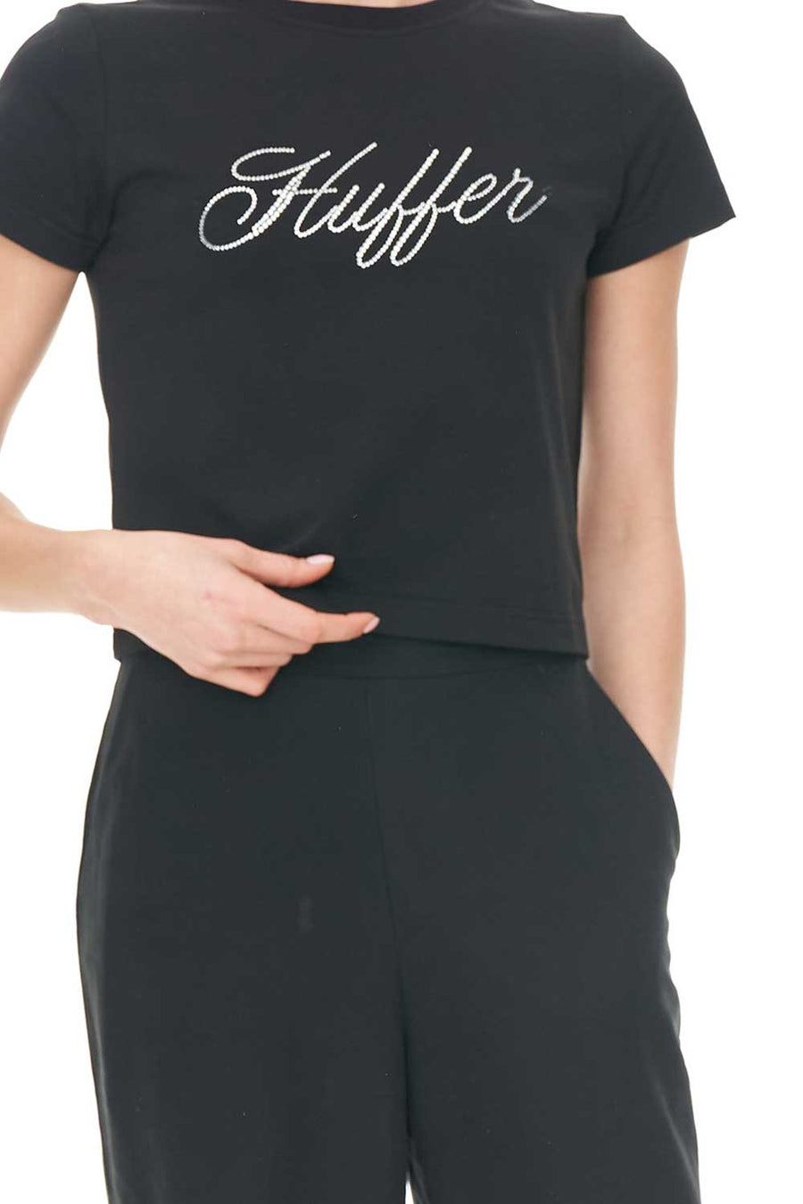 HUFFER BABY TEE/PLATINUM - BLACK - wildrose