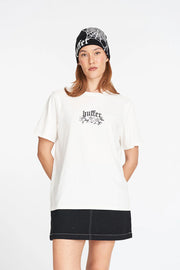 HUFFER CLASSIC TEE 170/INKED - CHALK - WILDROSE
