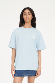 HUFFER RELAX TEE 220/DAISY - Y2K BLUE - WILDROSE